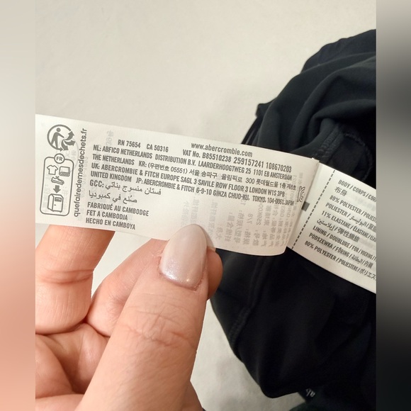 Abercrombie & Fitch Sleek Black Mini Dress - Picture 6 of 7